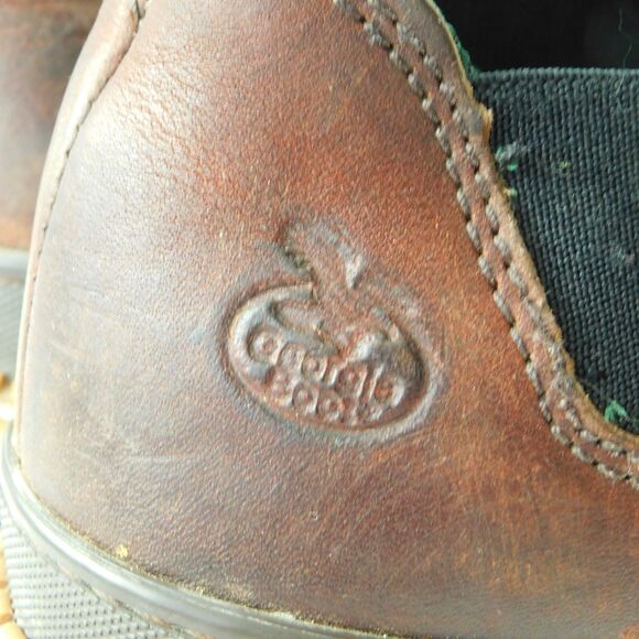Georgia Giant Romeo Brown Leather Work Boots Shoes Pull-On Womens 8, GR362 EUC - Picture 8 of 14